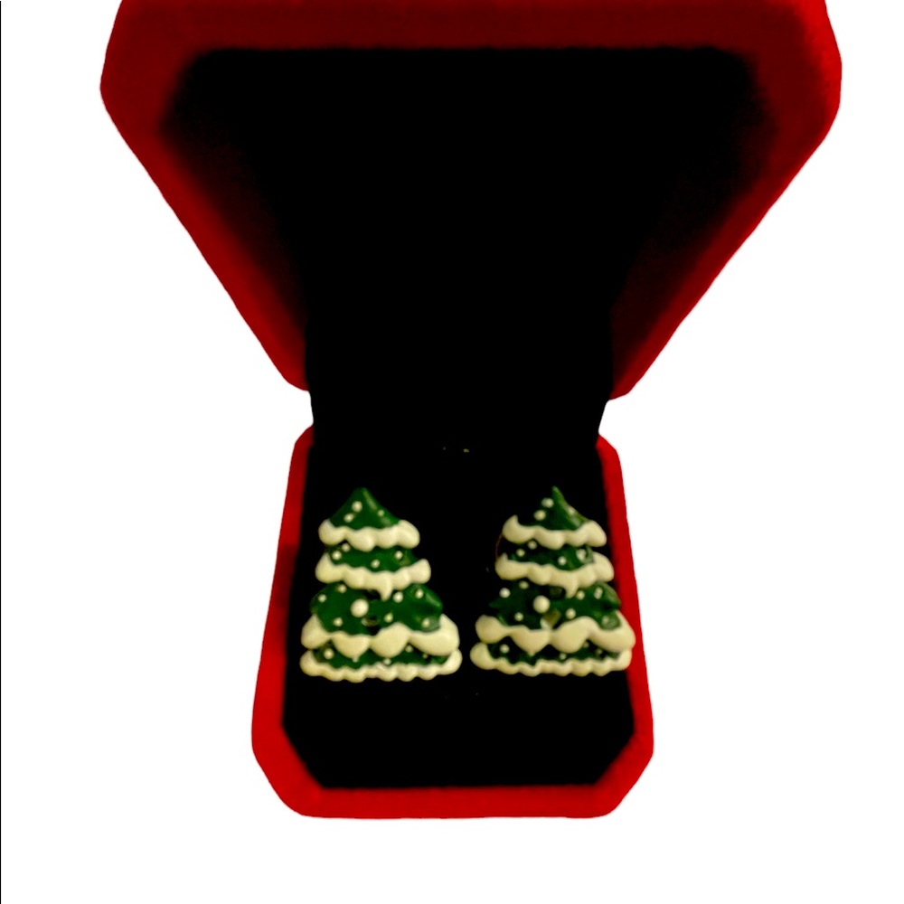 Christmas Tree Post Earrings,NWOT